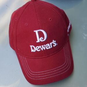 Dewars Whiskey Colab Taylor Made Golf Ball Cap Hat One Size 100% Cotton
